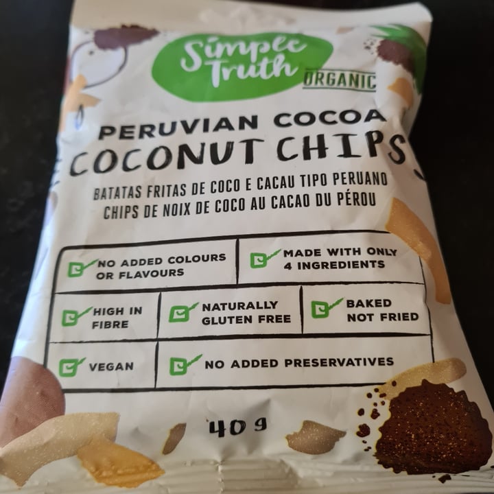 photo of Simple Truth Peruvian Cocoa Coconut Chips shared by @veronicagroen on  26 May 2023 - review