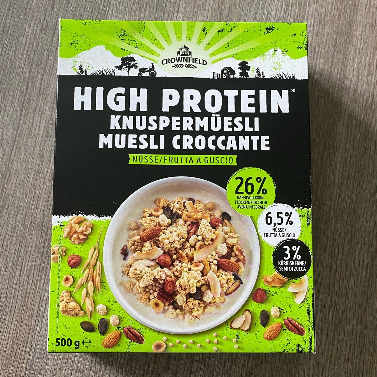 Crownfield Crunchy High Protein Muesli Frutos Secos Reviews abillion