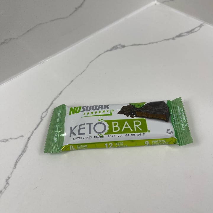 photo of No Sugar Company Chocolate Mint Keto Bar shared by @danielpgerald on  27 Mar 2023 - review