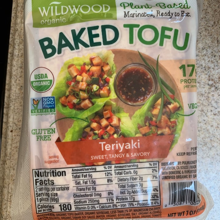 Wildwood Baked tofu teriyaki Review abillion