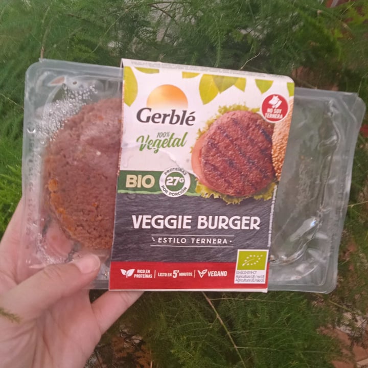photo of Gerblé Veggie burger shared by @dejalacorrer on  14 May 2023 - review
