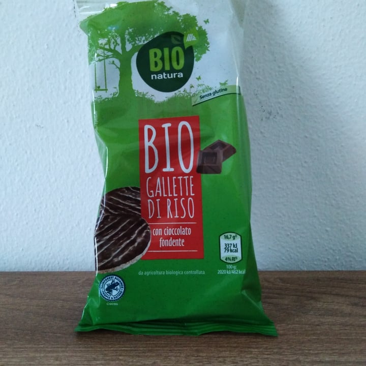photo of Bio Natura Bio gallette di riso con cioccolato fondente shared by @francescovegan on  28 Jan 2023 - review
