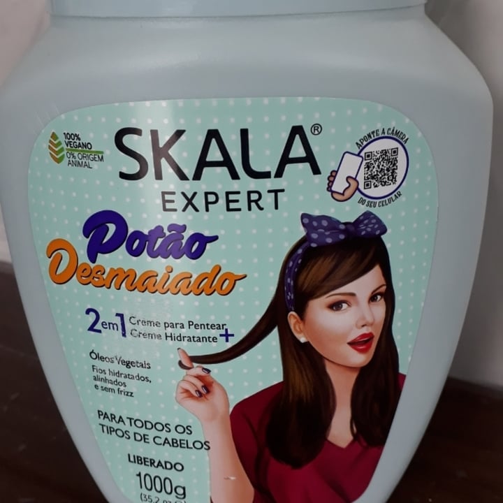 photo of Skala creme de tratamento condicionador 2 em 1 potão desmaiado shared by @camilanivaldo on  19 May 2023 - review