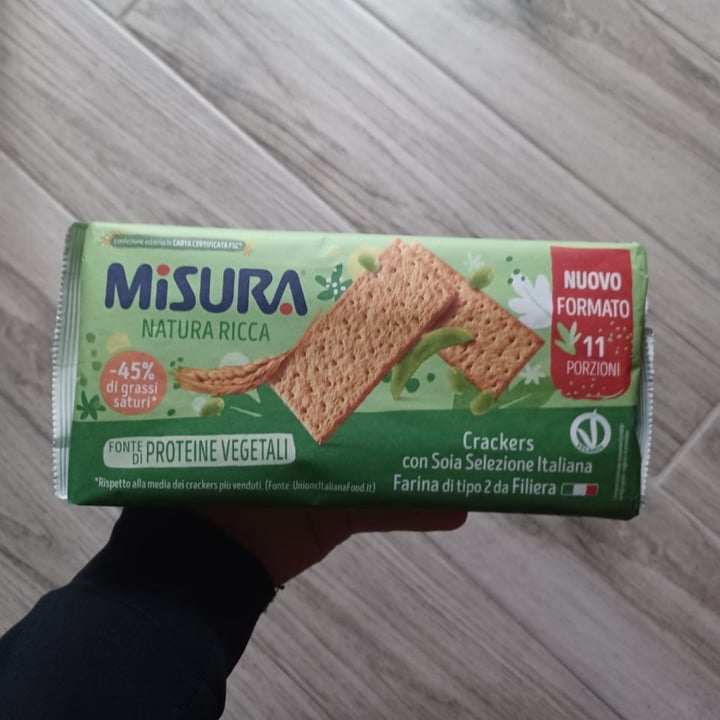photo of Misura Crackers con Soia Selezione Italiana - Natura Ricca shared by @mibuttogiulia on  05 May 2023 - review