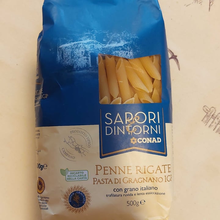 photo of Conad sapori e dintorni Penne Rigate pasta di Gragnano IGP shared by @giustemp on  04 Mar 2023 - review