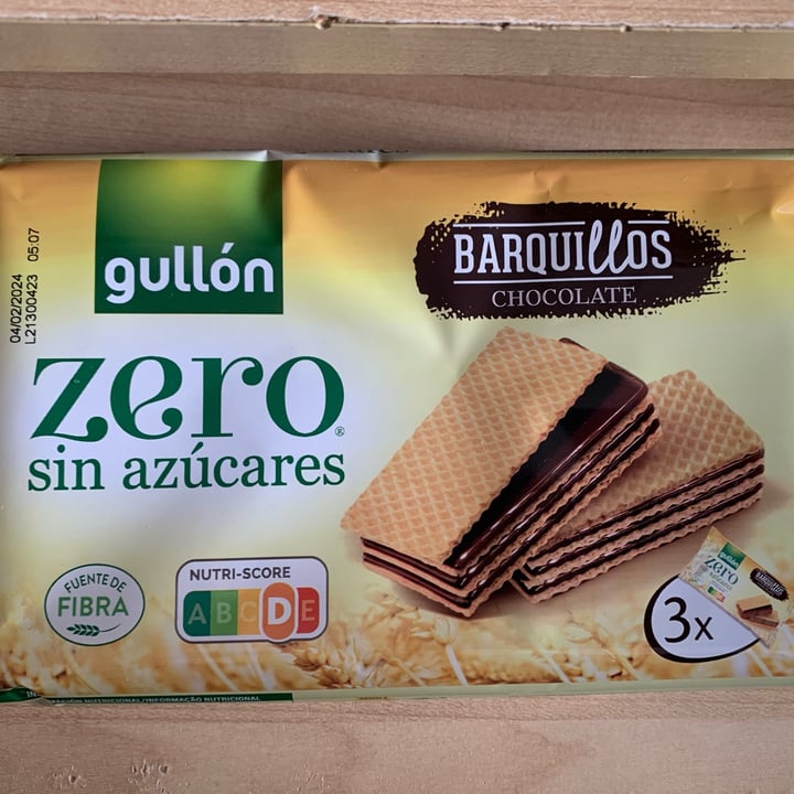 photo of Gullón Zero Sin Azúcares Barquillos Chocolate shared by @elyqs on  27 Feb 2023 - review