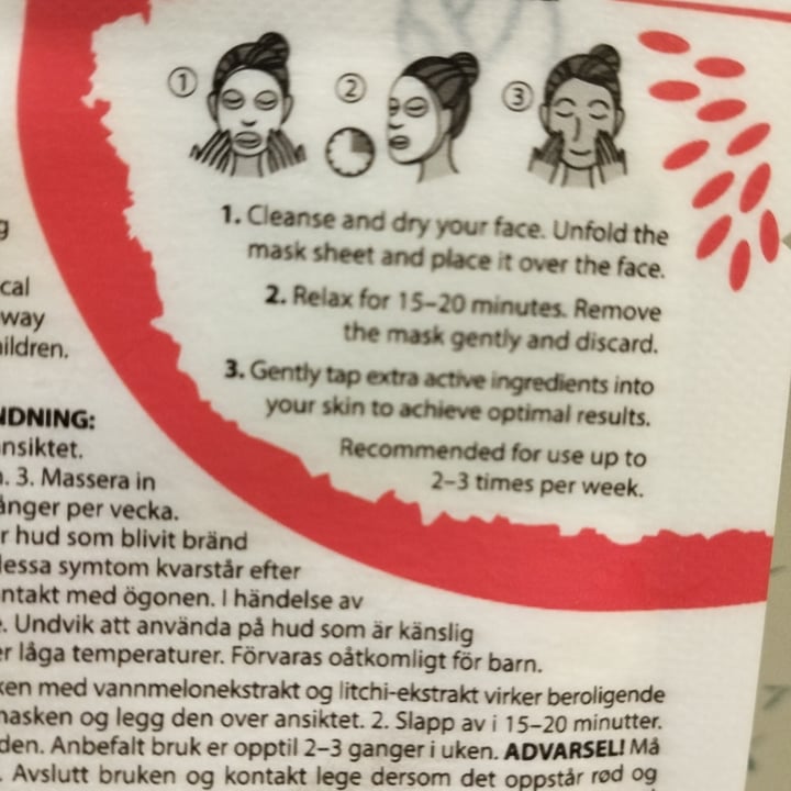 photo of Stay well watermelon mask shared by @bunnyeco on  19 Apr 2023 - review