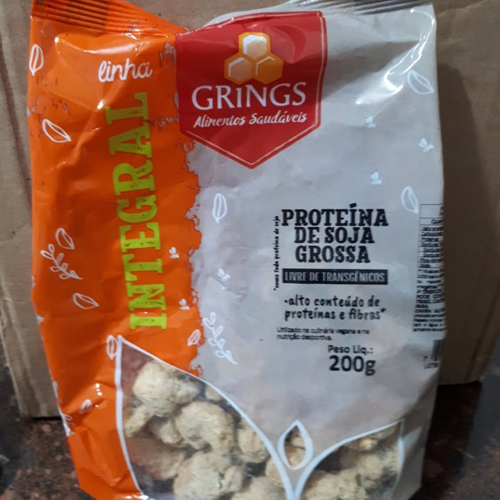 photo of Grings alimentos saudáveis Proteína da soja grossa shared by @glaurabambirra on  18 May 2023 - review