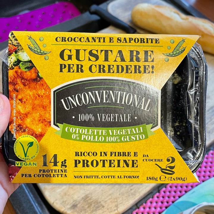 photo of Unconventional Cotolette Vegetali 0% Pollo 100% Gusto shared by @zombieinblack on  30 Jan 2023 - review