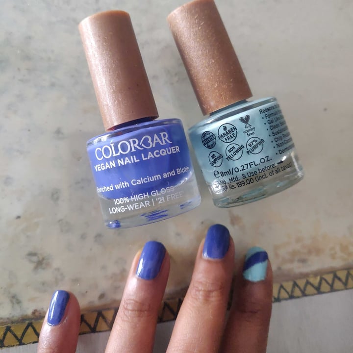 photo of Colorbar Vegan Nail Lacquer shared by @sujaana on  02 Aug 2023 - review