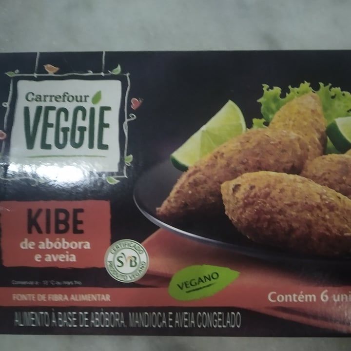 photo of Carrefour Veggie kibe de abobora shared by @chuusavethebees on  28 Jun 2023 - review