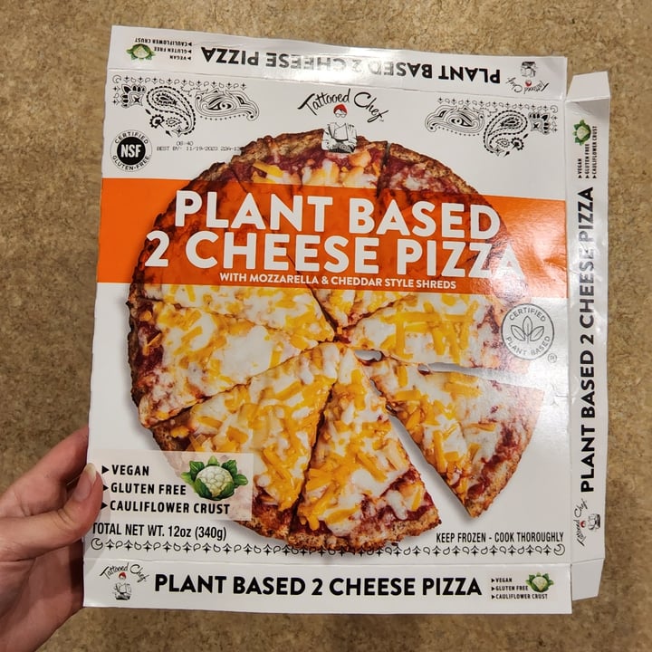 photo of Tattooed Chef Plant Based 2 cheese pizza shared by @phanthomas on  27 Jan 2023 - review