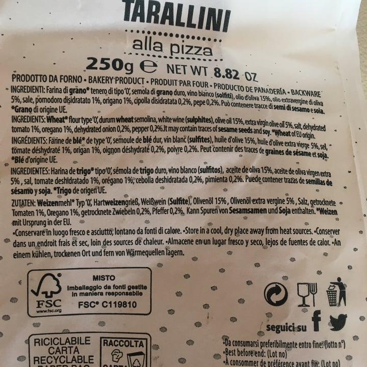 photo of Gran forno di Puglia tarallini alla pizza shared by @mardevala on  03 Mar 2023 - review