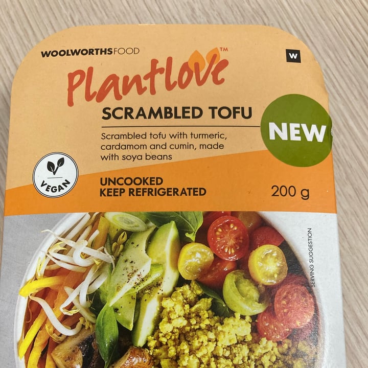 photo of Woolworths Food plantlove scrambled tofu shared by @ctfloof on  11 Mar 2023 - review