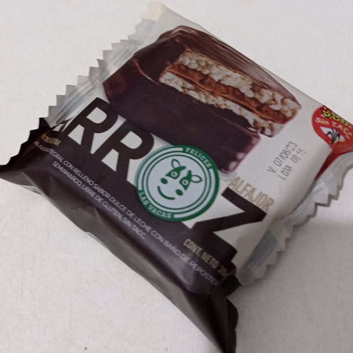 photo of Felices Las Vacas Alfajor De Arroz shared by @malalafontan on  07 Aug 2023 - review