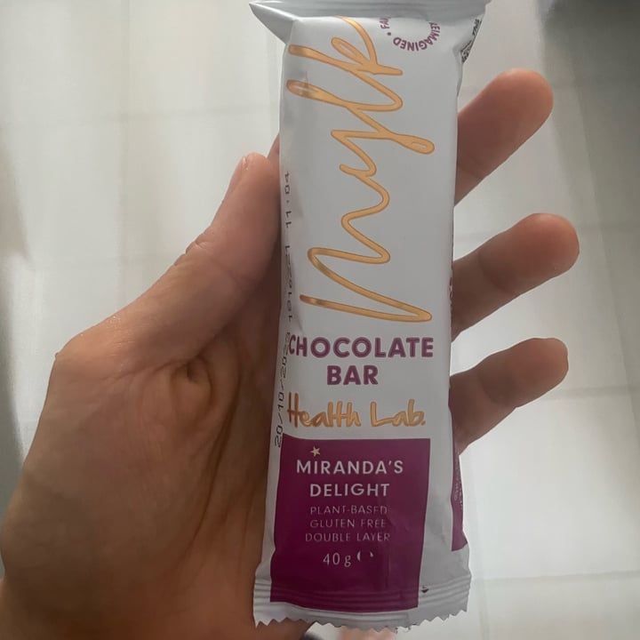 photo of Health Lab Mylk Chocolate Bars: Miranda's Delight shared by @csquaree on  10 Apr 2023 - review