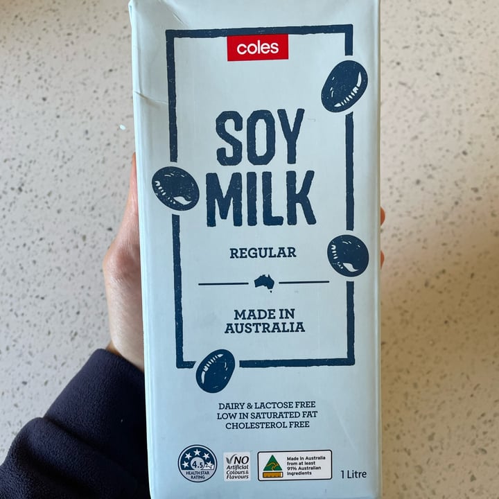 photo of Coles Soy Milk shared by @izzyrosemary on  10 Mar 2023 - review