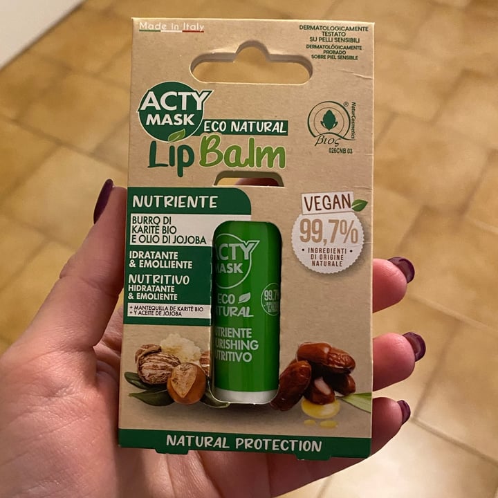 photo of Acty mask lip balm nutriente shared by @arly on  08 Feb 2023 - review