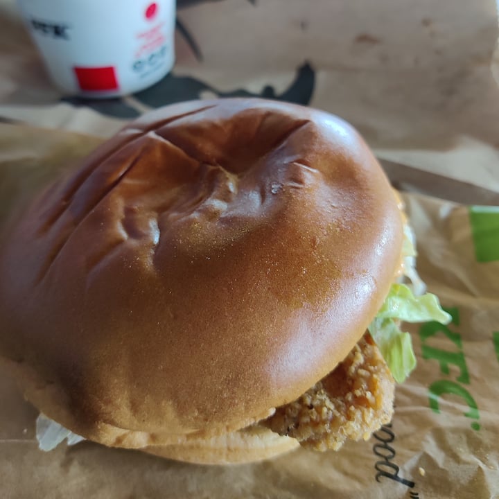 photo of KFC plant based sandwich shared by @jusjag on  18 Mar 2023 - review