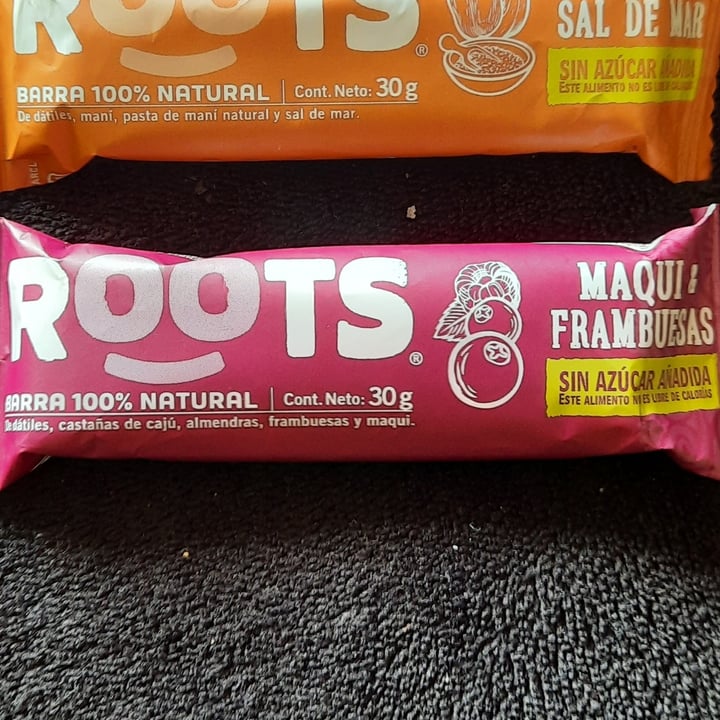 photo of Roots Barra 100% Natural Maqui & Frambuesas shared by @popol on  09 Jan 2023 - review