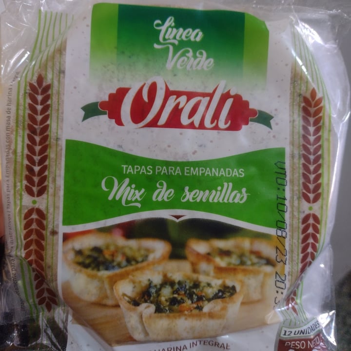 photo of Orali Tapa para Empanada Mix de Semillas shared by @tempestad on  14 Jul 2023 - review