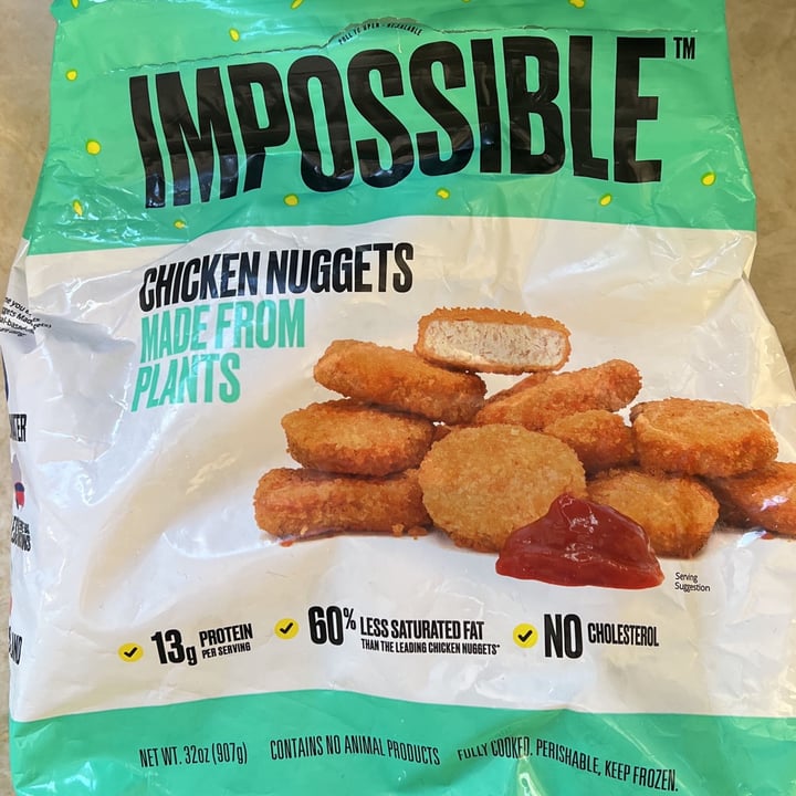photo of Impossible Foods Impossible Chicken Nuggets shared by @anabanana1 on  01 Apr 2023 - review