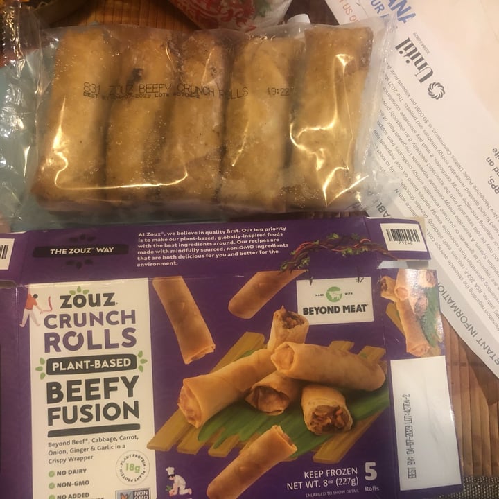 photo of Beyond Meat Zeus Crunch Rolls shared by @veganenthusiast4life on  03 Jan 2023 - review