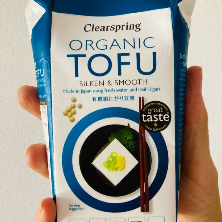 photo of Clearspring Organic Tofu Silken & Smooth shared by @gattaviola on  12 Aug 2023 - review