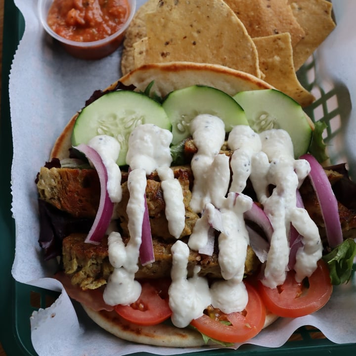 photo of Three Carrots Fountain Square seitan gyro shared by @lizmaselli on  19 Mar 2023 - review
