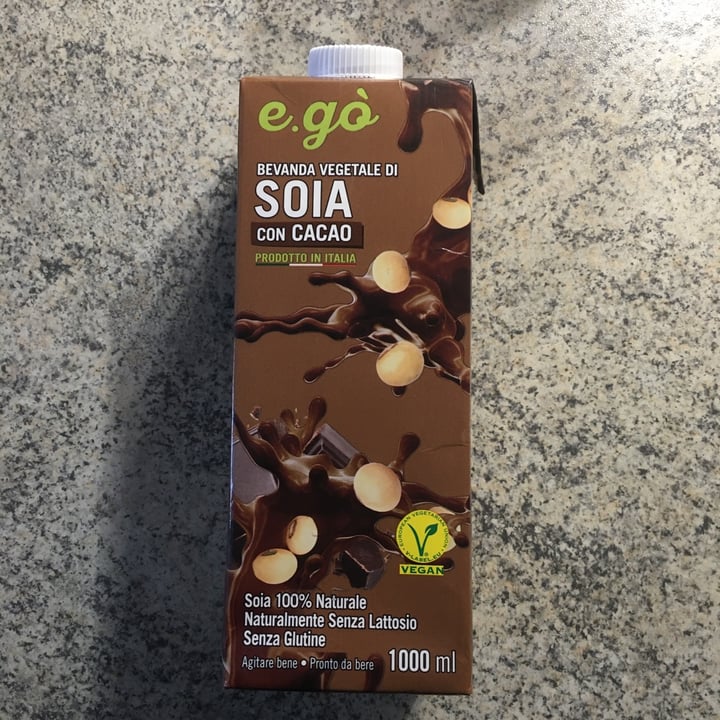 photo of e.gó Bevanda di soia con cacao shared by @danigf on  15 Jan 2023 - review