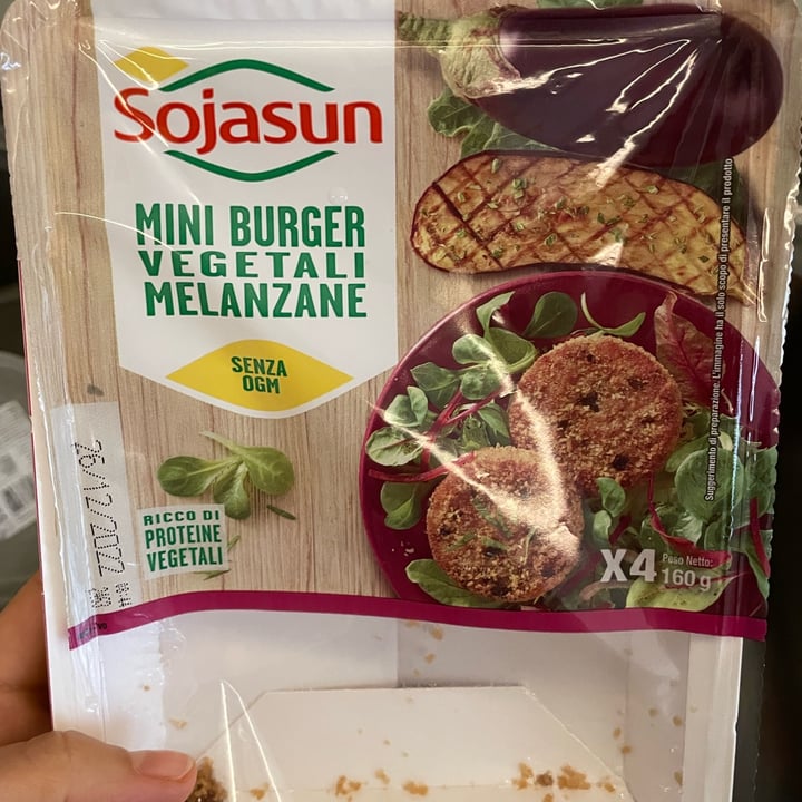 photo of Sojasun Mini burger vegetali melanzane shared by @dany90 on  19 Dec 2022 - review