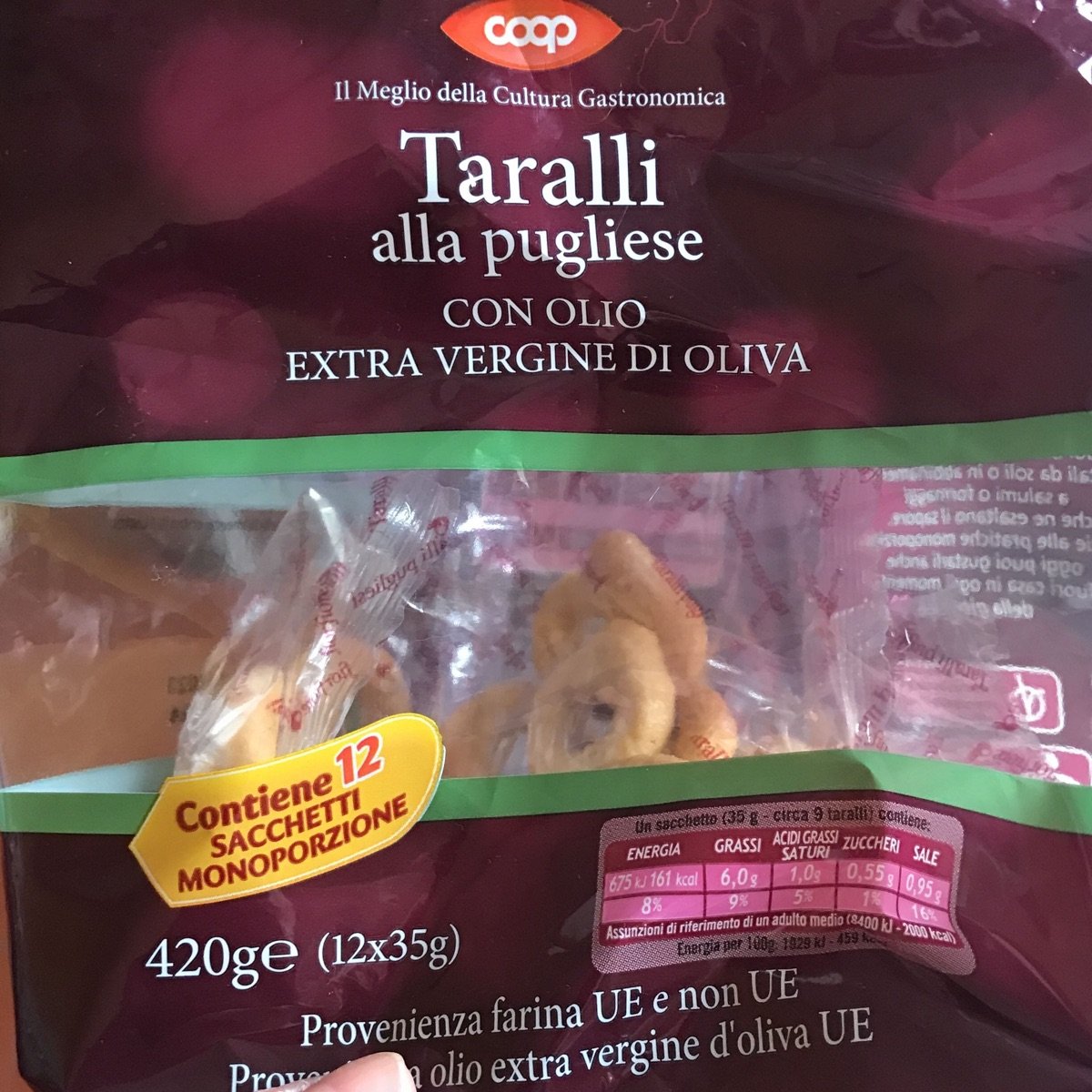 Taralli Alla Pugliese from Fior Fiore Coop - Vegan Product Reviews ...