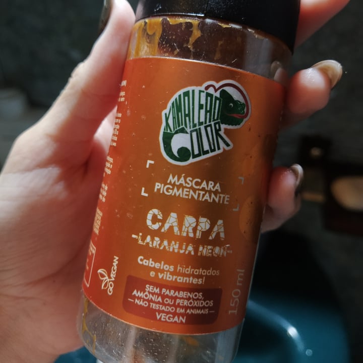 photo of Kamaleão Color Mascara Pigmentante Carpa shared by @linekawami on  11 May 2023 - review
