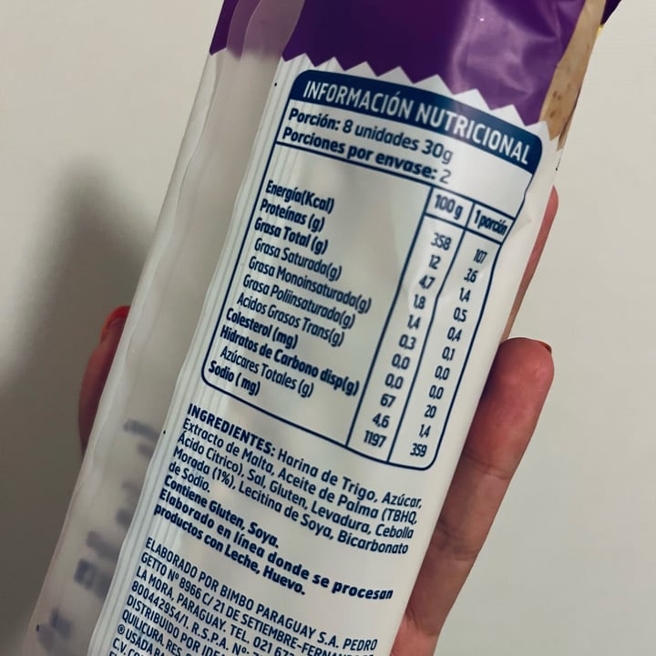 photo of ideal Grisines Cebolla Morada shared by @paulinaleonm on  23 Mar 2023 - review