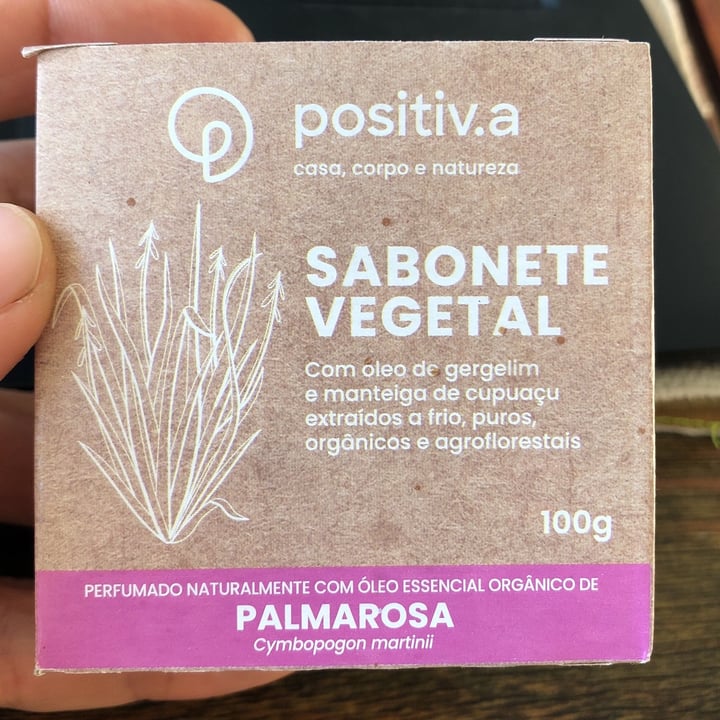 photo of Positiv.a Sabonete Vegetal Palmarosa shared by @leirykelly on  16 May 2023 - review
