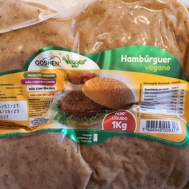 photo of Goshen Vegge Hamburguer Vegano shared by @dianynne on  20 May 2023 - review