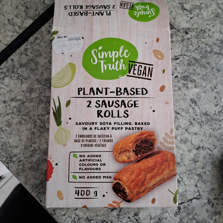 photo of Simple Truth 2 Plant-based Sausage Rolls shared by @beverley77 on  20 May 2023 - review