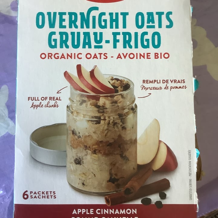 photo of yumi organics Overnight Oats Apple Cinnamon shared by @jujugato on  09 Apr 2023 - review