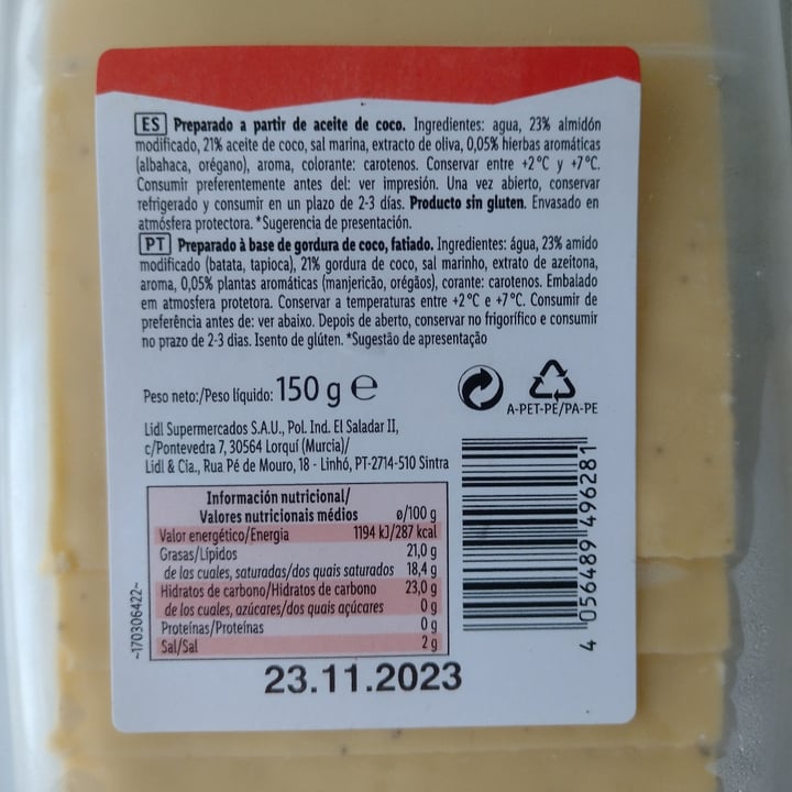 photo of Vemondo Vegan slices mediterranean shared by @brijow on  10 Aug 2023 - review
