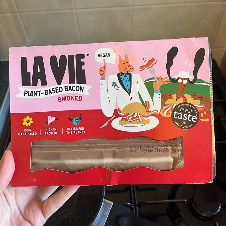 photo of La Vie Foods plant based bacon shared by @ameriamber on  27 Jul 2023 - review