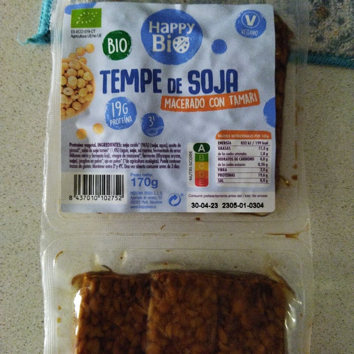 photo of Happy bio Tempé de Soja shared by @cirila on  17 Apr 2023 - review