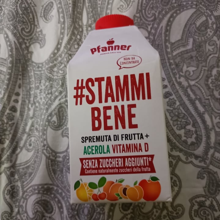 photo of Pfanner #StammiBene Spremuta di frutta + acerola vitamina D shared by @marcela97 on  04 Aug 2023 - review