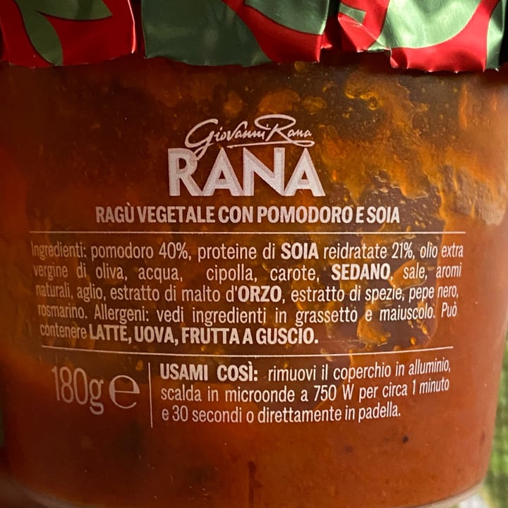 photo of Rana Ragù Vegetale BologNew shared by @aleglass on  23 Apr 2023 - review