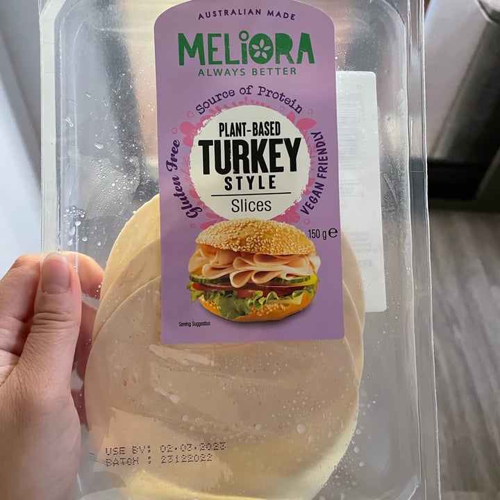 photo of Meliora Plant-Based Turkey Style Slices shared by @prishuynh on  14 Mar 2023 - review