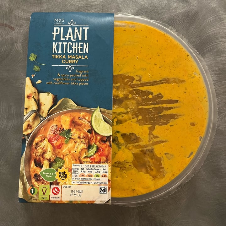 photo of Plant Kitchen (M&S) Chickenless Tikka Massala shared by @snowy27 on  14 Jan 2023 - review