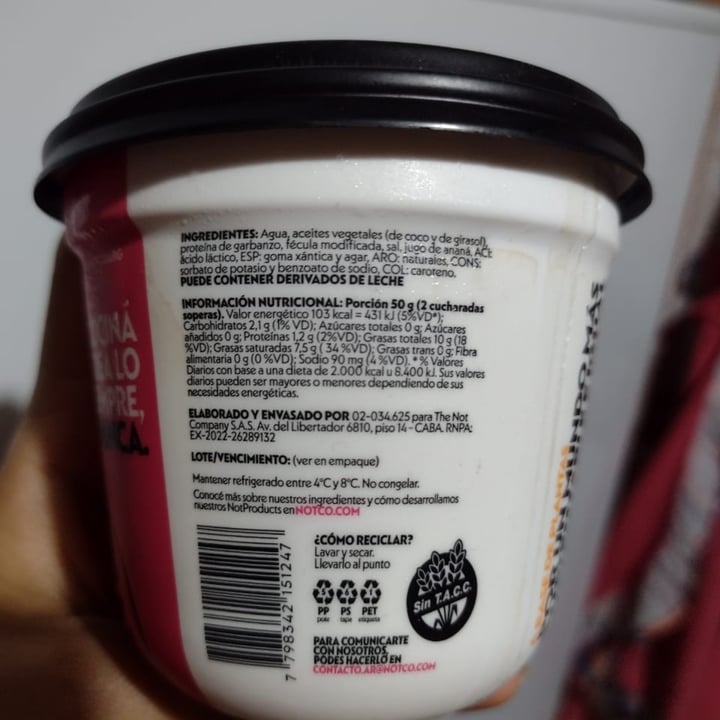 photo of NotCo Cream Cheese shared by @mirthrel on  18 May 2023 - review