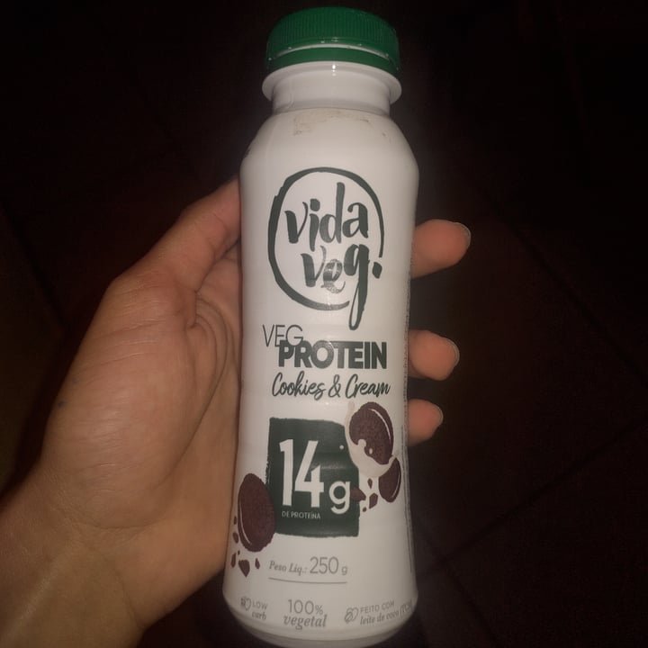 photo of Vida Veg Iogurte proteico sabor Cookies & Cream shared by @lindachristi on  05 Jan 2023 - review