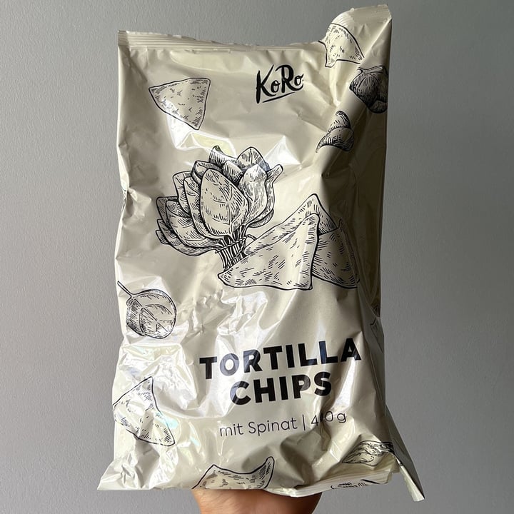 photo of Koro Tortilla chips agli spinaci shared by @pbsofia on  10 Jul 2023 - review