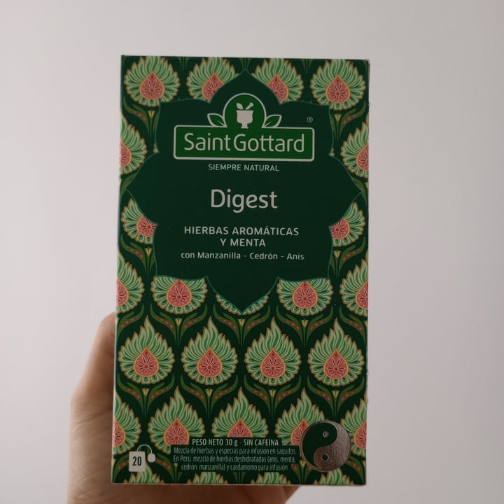 photo of Saint gottard Digest hierbas aromaticas y menta shared by @marinaogando on  19 Feb 2023 - review