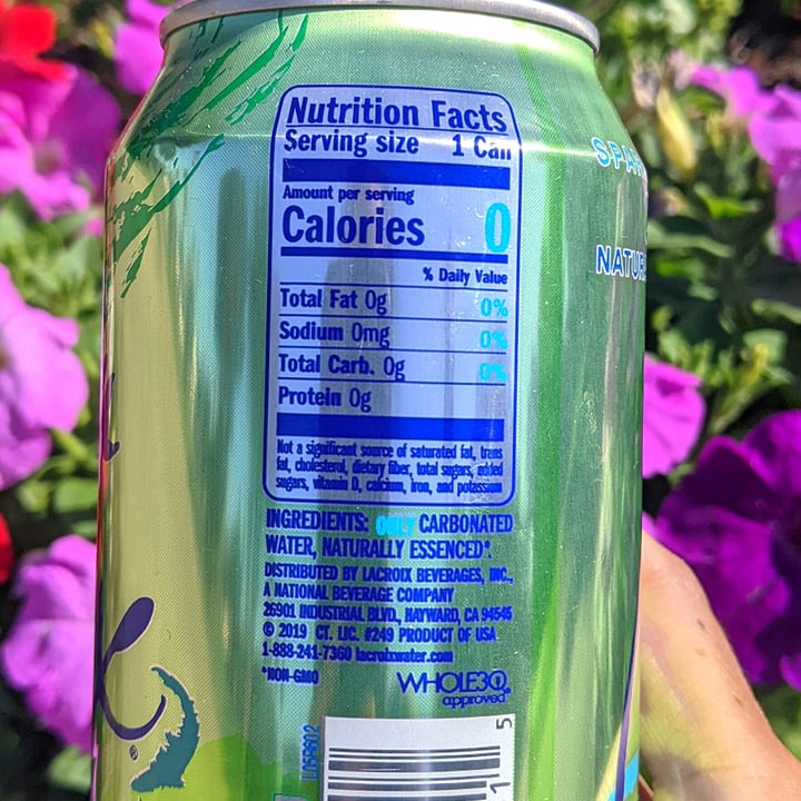 photo of La Croix Lime shared by @veggieassassin on  02 Jun 2023 - review